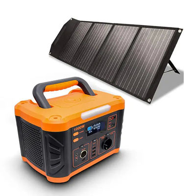 qualidade  1000w Portable Generator Power Station 12KG With Solar Panel fábrica