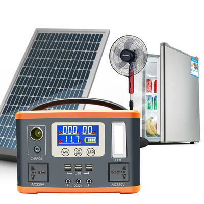 gerador de poder portátil da casa do de alta capacidade da central elétrica de energias solares de 220V 500W