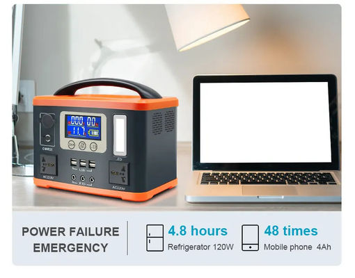gerador de poder portátil da casa do de alta capacidade da central elétrica de energias solares de 220V 500W