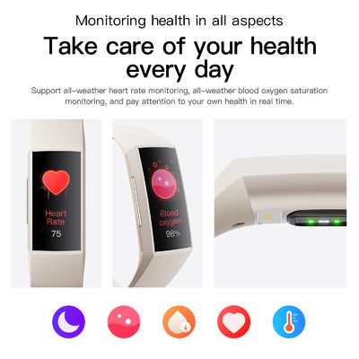 Coração Rate Blood Pressure Monitor do Smart Watch do bracelete da aptidão de Bluetooth