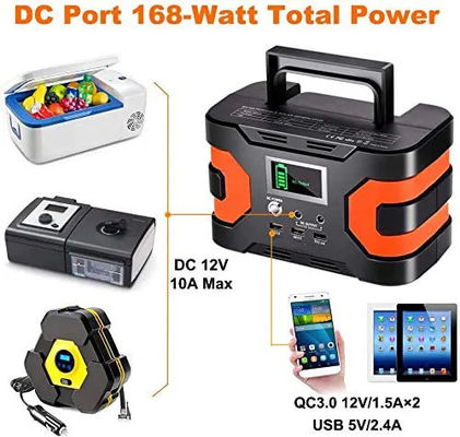 central elétrica máxima portátil de central elétrica de energias solares 200W de 166Wh 45000mAh 110V