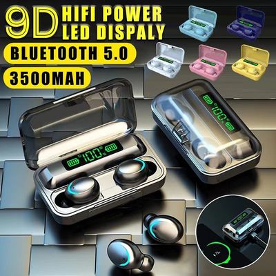 Os fones de ouvido sem fio impermeáveis de TWS Bluetooth propalam o cancelamento de Earbuds com Mic