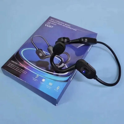 Fones de ouvido sem fio impermeáveis de Bluetooth da condução de osso não na orelha