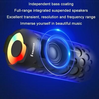 2 em 1 rádio dos fones de ouvido de TWS Bluetooth com o orador portátil exterior Mic Handsfree