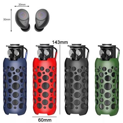 2 em 1 rádio dos fones de ouvido de TWS Bluetooth com o orador portátil exterior Mic Handsfree