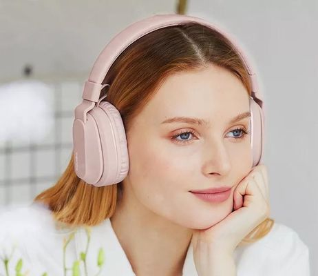 Fones de ouvido sem fio de Bluetooth sobre o fones de ouvido de Bluetooth do som estéreo da orelha para esportes