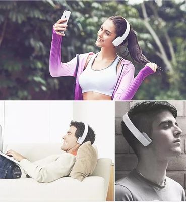 Fones de ouvido de dobramento dos auriculares de Bluetooth, auriculares IPX5 estereofônicos sem fio verdadeiros impermeáveis
