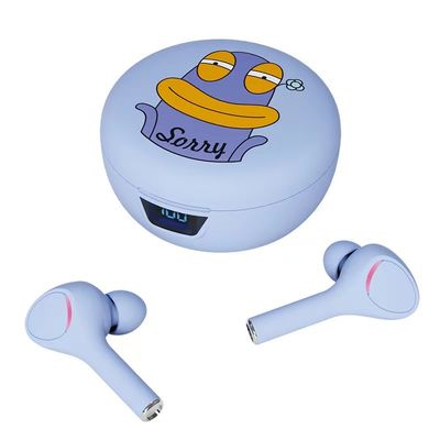 Os fones de ouvido impermeáveis das crianças dos esportes tocam em fones de ouvido sem fio Earbuds de Bluetooth do controle