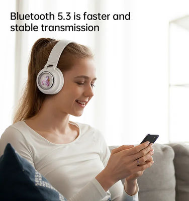 Earbuds sem fio impermeável Bluetooth 5,3 fones de ouvido bonitos do diodo emissor de luz Bluetooth