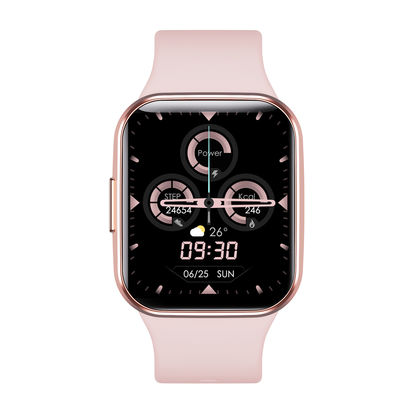 IP67 1,65 polegada Bluetooth que chama a tela da cor do Smart Watch da forma do quadrado de Smartwatch Q23