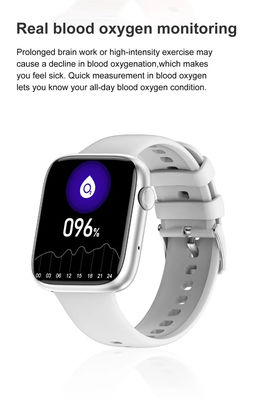 Coração impermeável Rate Monitor da pressão sanguínea do esporte de Smartwatch do tela táctil IP67