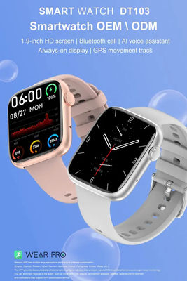 Bluetooth Multifunction que chama o Smart Watch dos esportes de GPS da detecção do oxigênio do sangue de Smartwatch