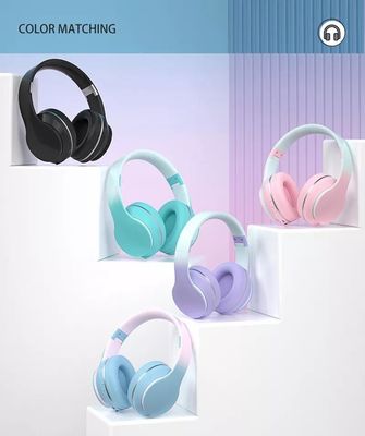 Ruído colorido do projeto do inclinação que cancela fones de ouvido dos desenhos animados dos auriculares do microfone