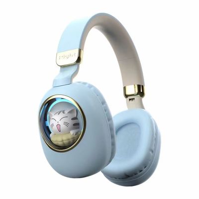Cat Ear Bluetooth Headphones bonito, ruído sem fio de Bluetooth que cancela fones de ouvido