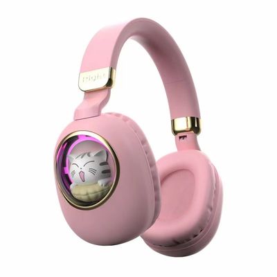 Cat Ear Bluetooth Headphones bonito, ruído sem fio de Bluetooth que cancela fones de ouvido