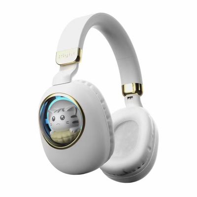Cat Ear Bluetooth Headphones bonito, ruído sem fio de Bluetooth que cancela fones de ouvido