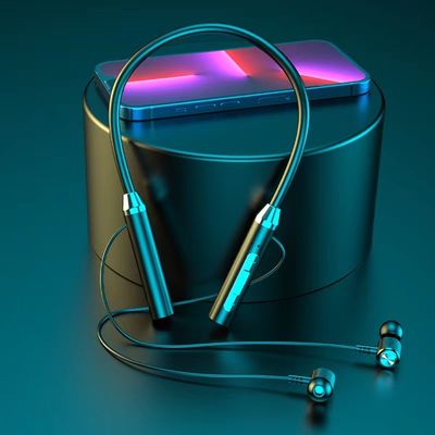 Fones de ouvido Earbuds sem fio magnético impermeável de Bluetooth da gargantilha de TWS