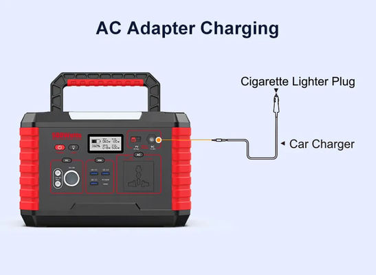 140400 MAh Emergency Portable Power Station 500W recarregável