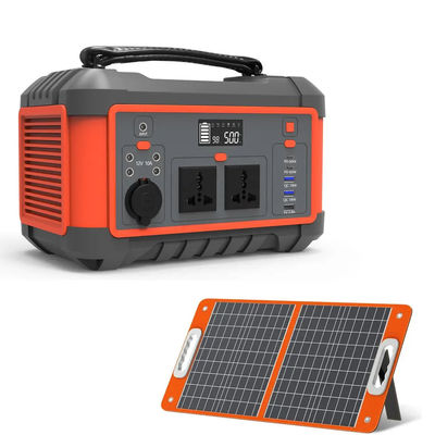 Gerador solar da carga rápida portátil da C.C. USB da C.A. da central elétrica de bateria 600W do lítio 162Ah