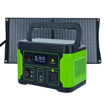 Gerador solar portátil da grande capacidade, gerador de energias solares 500W