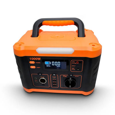 central elétrica portátil 12KG do gerador 1000w com painel solar