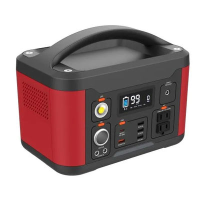 Central elétrica portátil pura de central elétrica 600w de onda do seno com a bateria Lifepo4