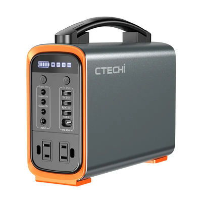 Gerador solar portátil 200w 300w da central elétrica de energias solares Lifepo4