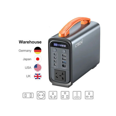 Gerador portátil da central elétrica do banco 200W 72000mah das energias solares
