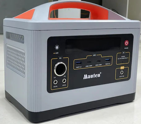 700W o gerador solar de acampamento, central elétrica LiFePO4 portátil com levanta