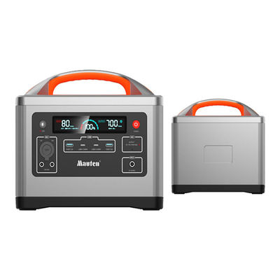 700W o gerador solar de acampamento, central elétrica LiFePO4 portátil com levanta