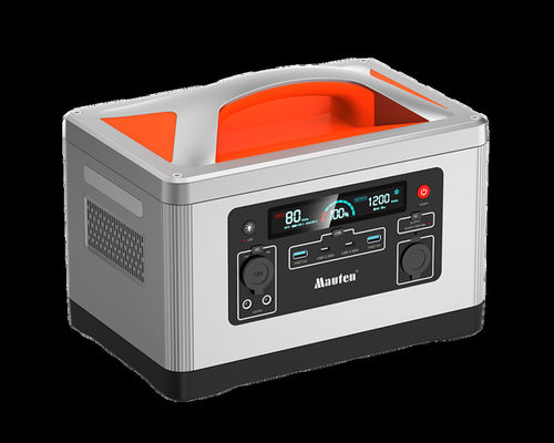 lítio Ion Battery Solar Generator da central elétrica de bateria 1200W da casa 14kg