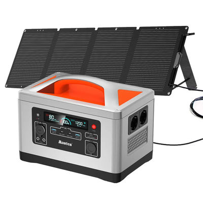 lítio Ion Battery Solar Generator da central elétrica de bateria 1200W da casa 14kg