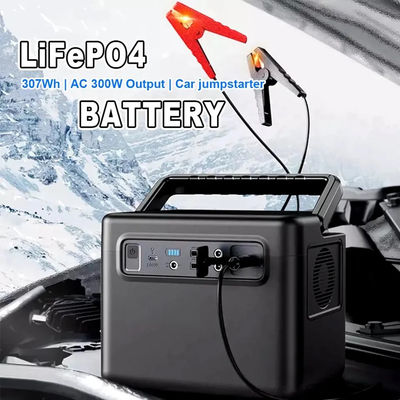 sistema de energia solar portátil da central elétrica 32700mAh do lítio 320W 307WH Lifepo4