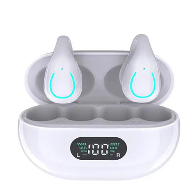 Grampo condução de osso perdida Mic Talking Headset sem fio dos fones de ouvido de Bluetooth dos esportes na anti