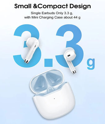 Tipo sem fio C Earbuds de carregamento rápido 37.2g dos fones de ouvido de IPX7 TWS Bluetooth