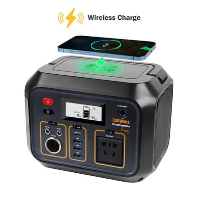 Auto que conduz a central elétrica sem fio portátil de acampamento de carregamento da central elétrica 330W 317.4Wh