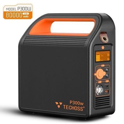 Central elétrica de energias solares portátil 311Wh do escurecimento 86400mAh com C.C. do diodo emissor de luz SOS