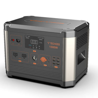 Central elétrica portátil de acampamento de central elétrica 1500w da emergência 1536wh Lifepo4