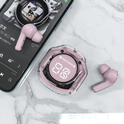 Auscultadores sem fio Bluetooth Auscultadores Bluetooth 48,5 horas de tempo de reprodução com display digital LED