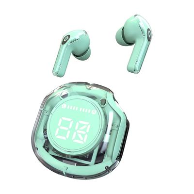 Auscultadores sem fio Bluetooth Auscultadores Bluetooth 48,5 horas de tempo de reprodução com display digital LED